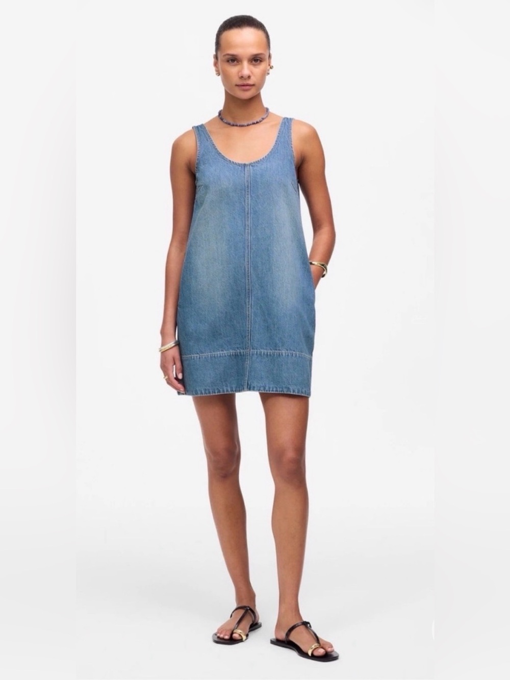 NWT Madewell Denim Mini Dress